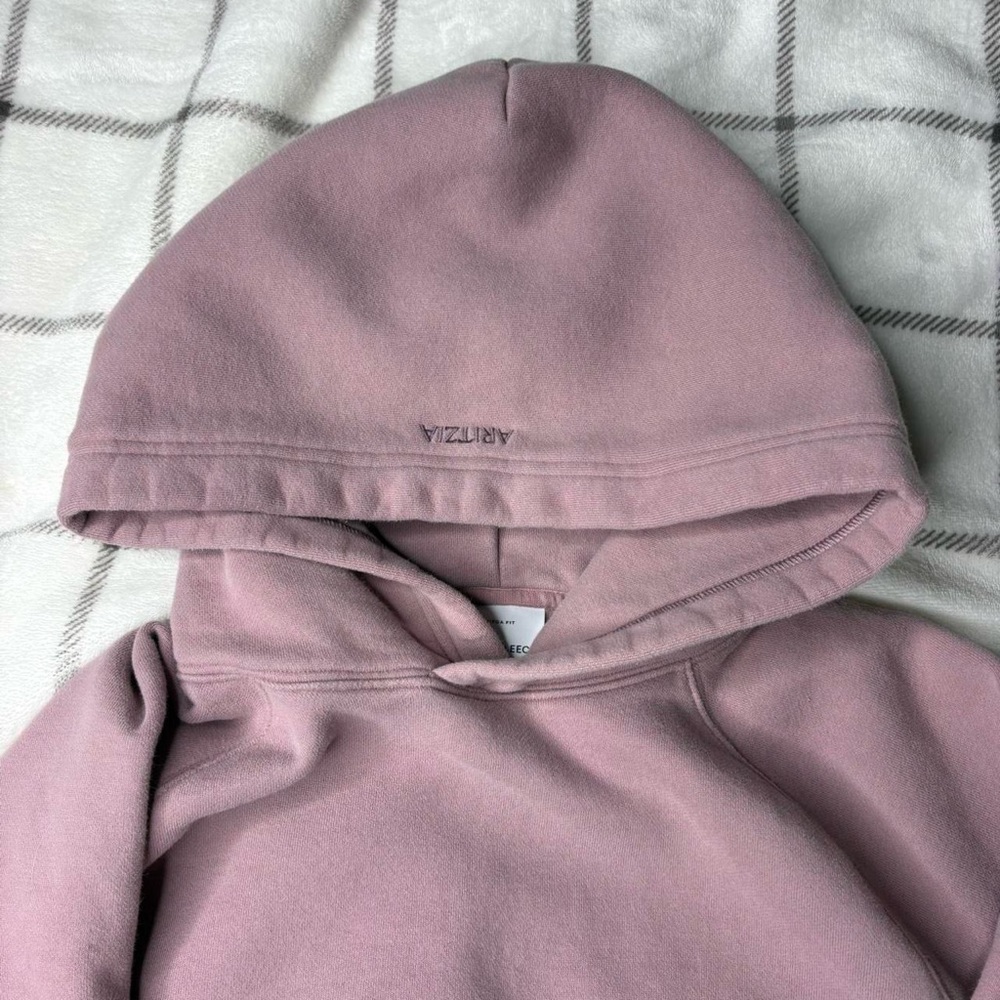 Aritzia Dusty Rose Sweatfleece Hoodie